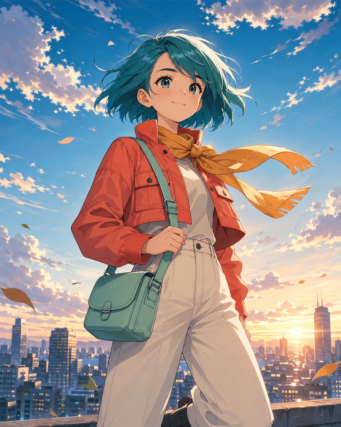 同じ顔と衣装を保ったアニメヒーローショット